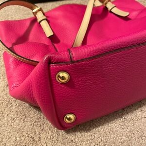 Michael Kors, purse, fuchsia, pink, or hot pink